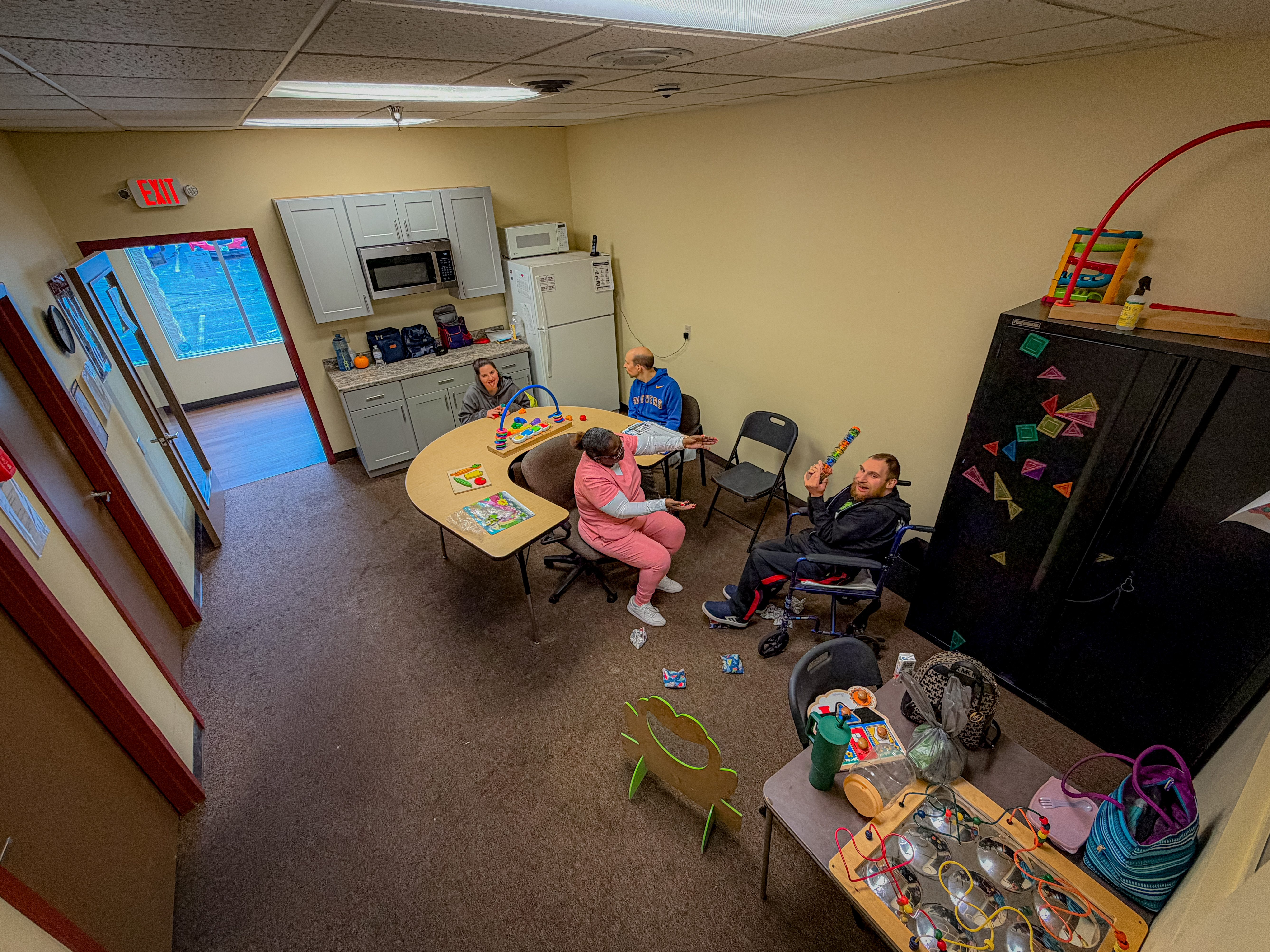 One of the activity rooms at Pathways' center.
