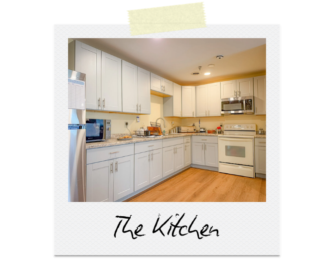 The full kitchen at Pathways' center.