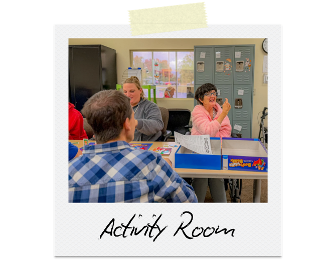 An activity room at Pathways' center.