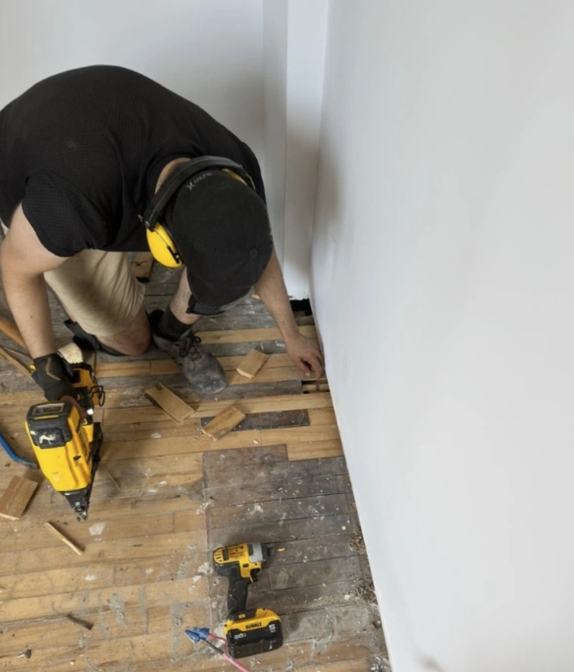 Démolition et enlèvement de plancher