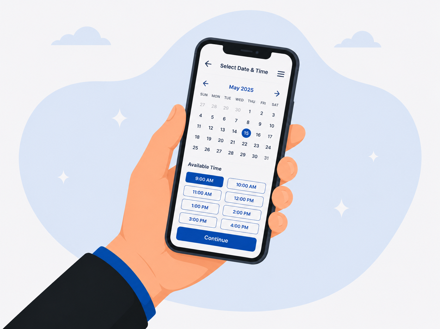 Choose Date & Time