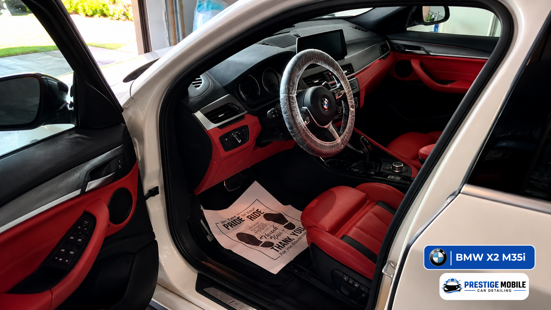 Leather Conditioning & High Gloss Finish