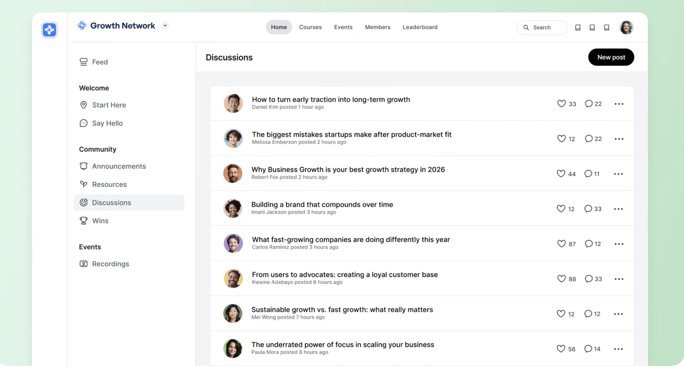 Practice Coaching Community screenshot