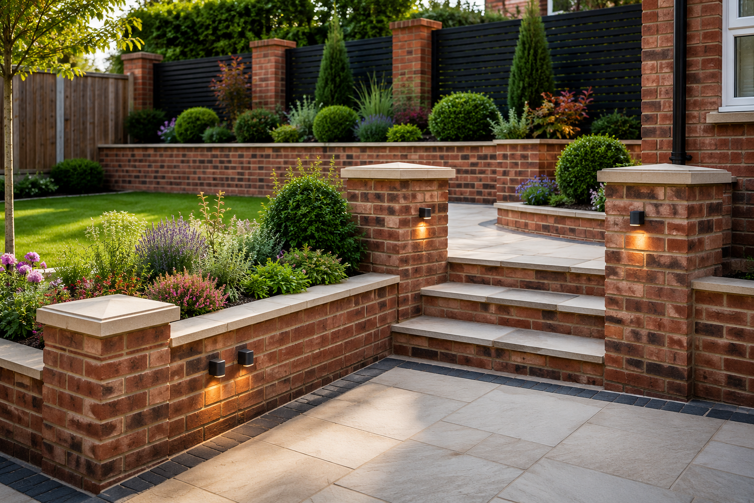 Brickwork and garden walls