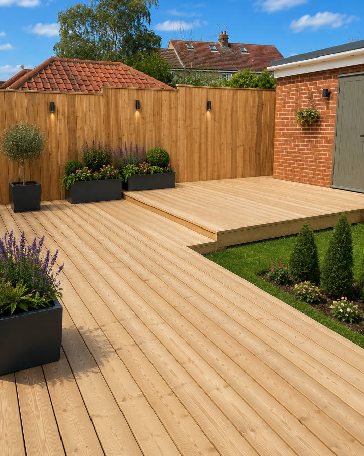 Garden transformation - after