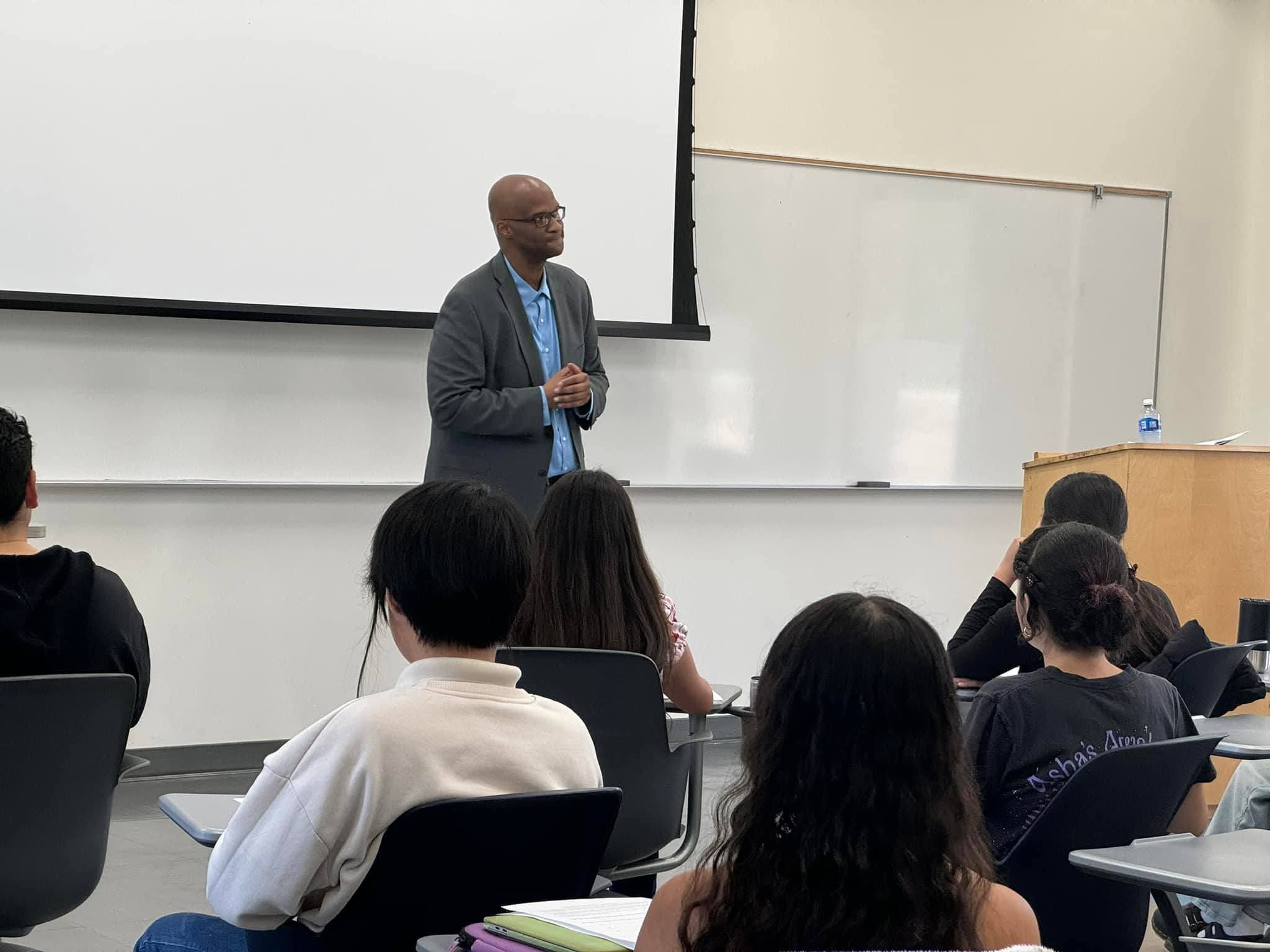 Dr. John Oda speaking to university and college audiences