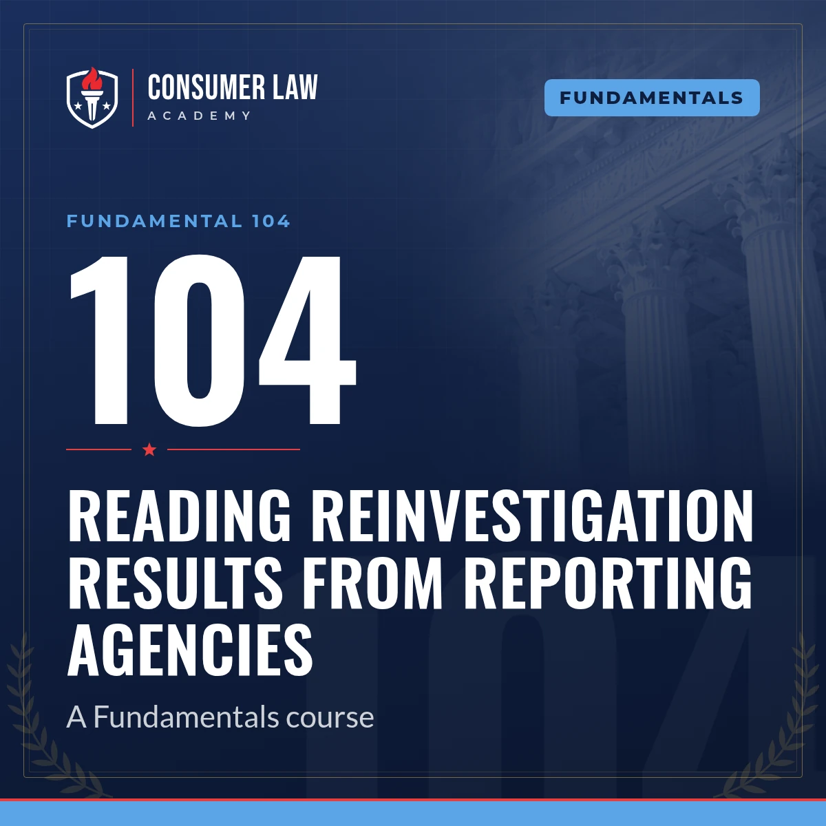 Fundamental 104: Reading Reinvestigation Results course cover