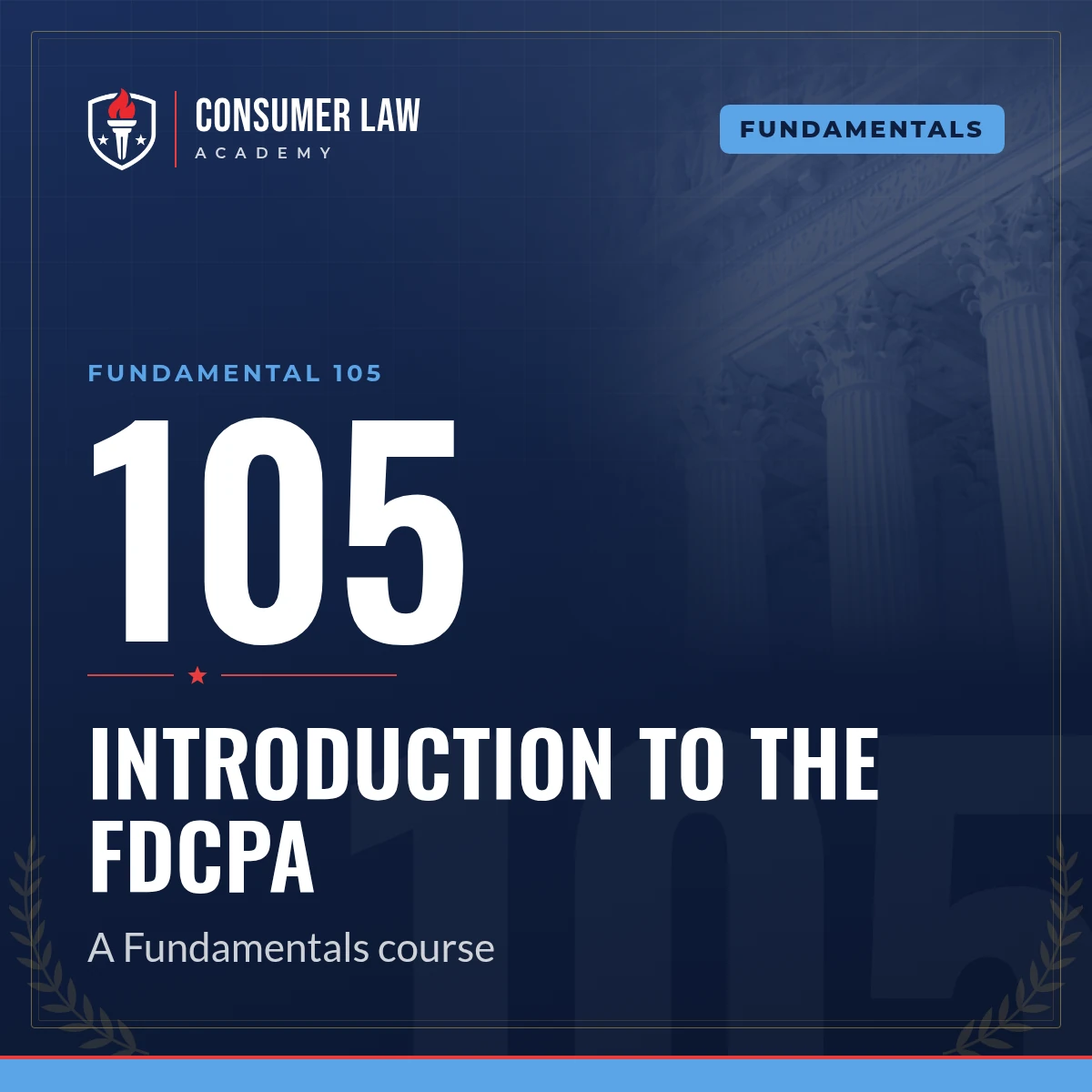 Fundamental 105: Introduction to the FDCPA course cover