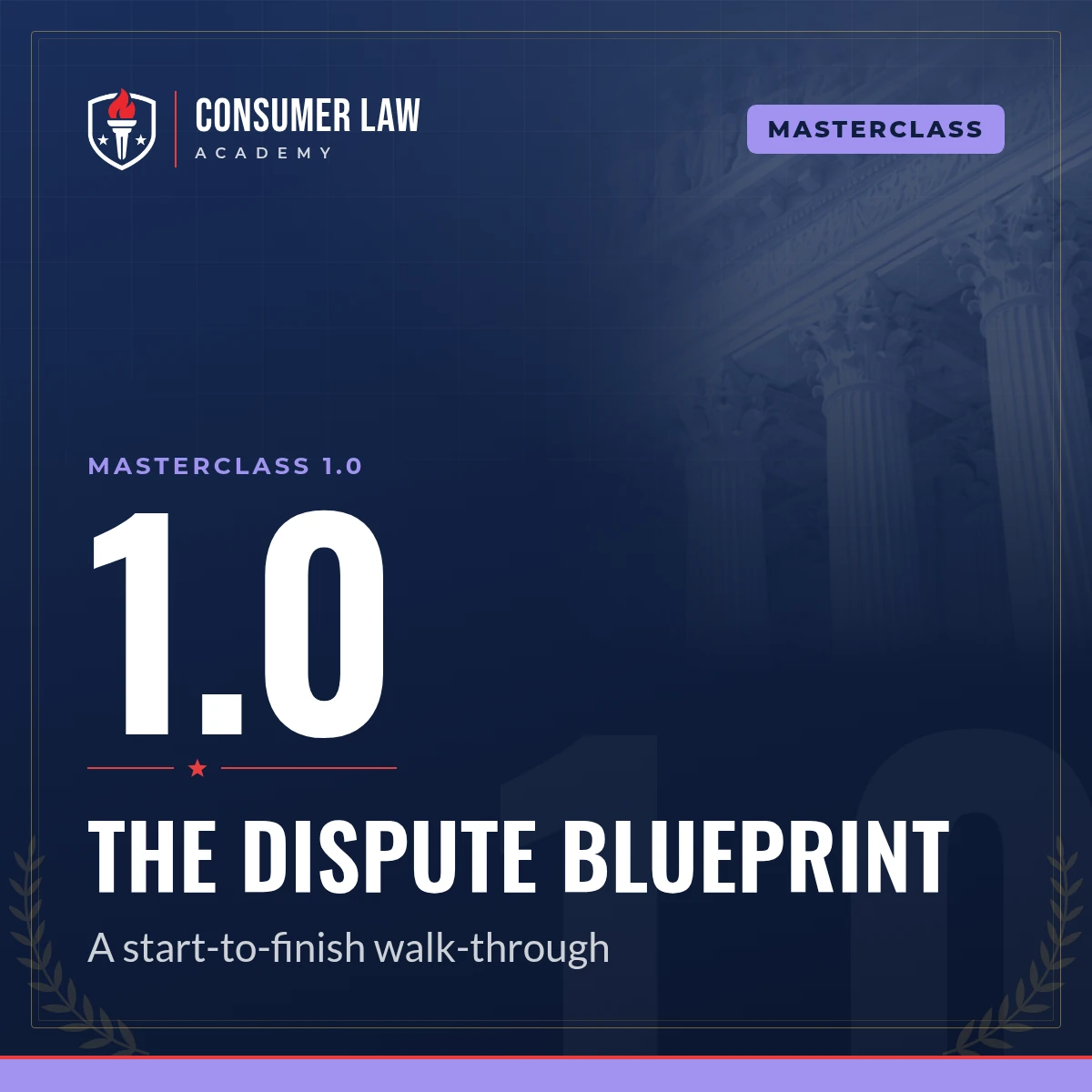 Masterclass 1.0: The Dispute Blueprint course cover