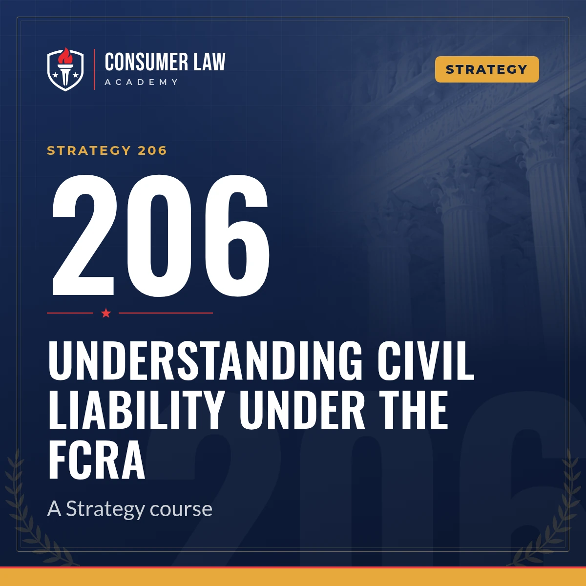 Strategy 206: Understanding Civil Liability Under the FCRA course cover