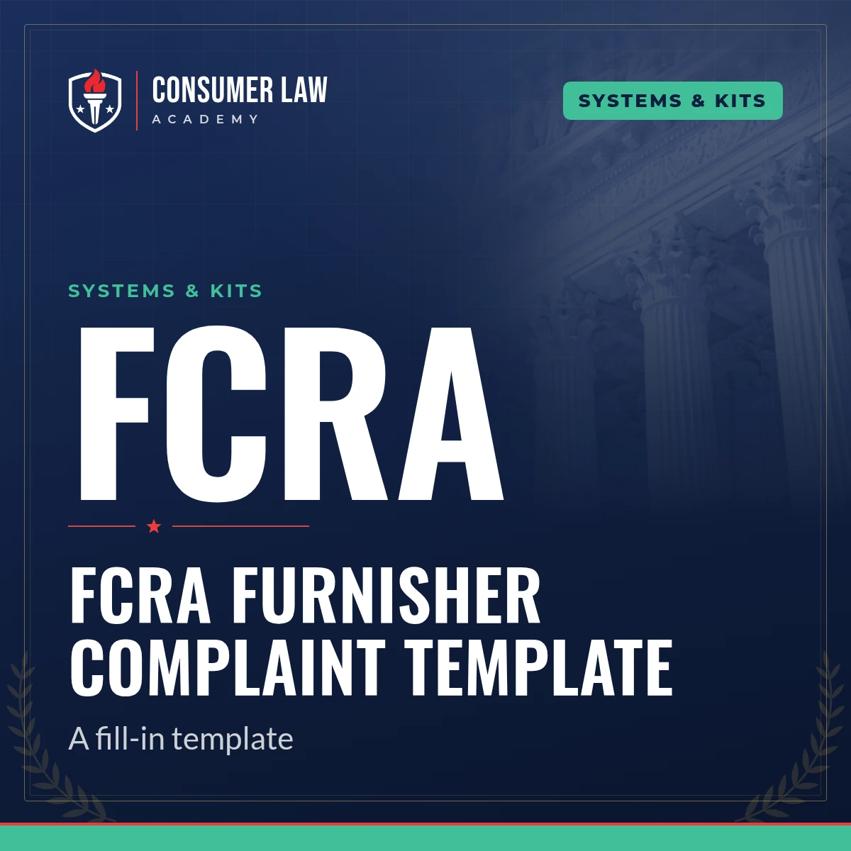 FCRA Furnisher Complaint Template cover