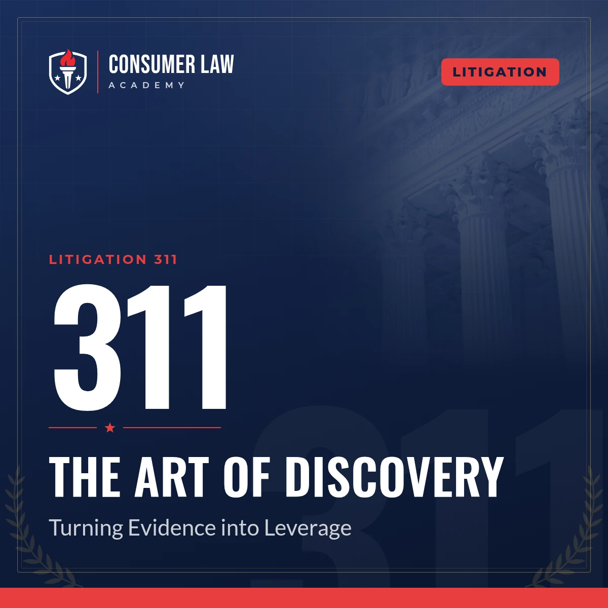 Litigation 311: The Art of Discovery course cover