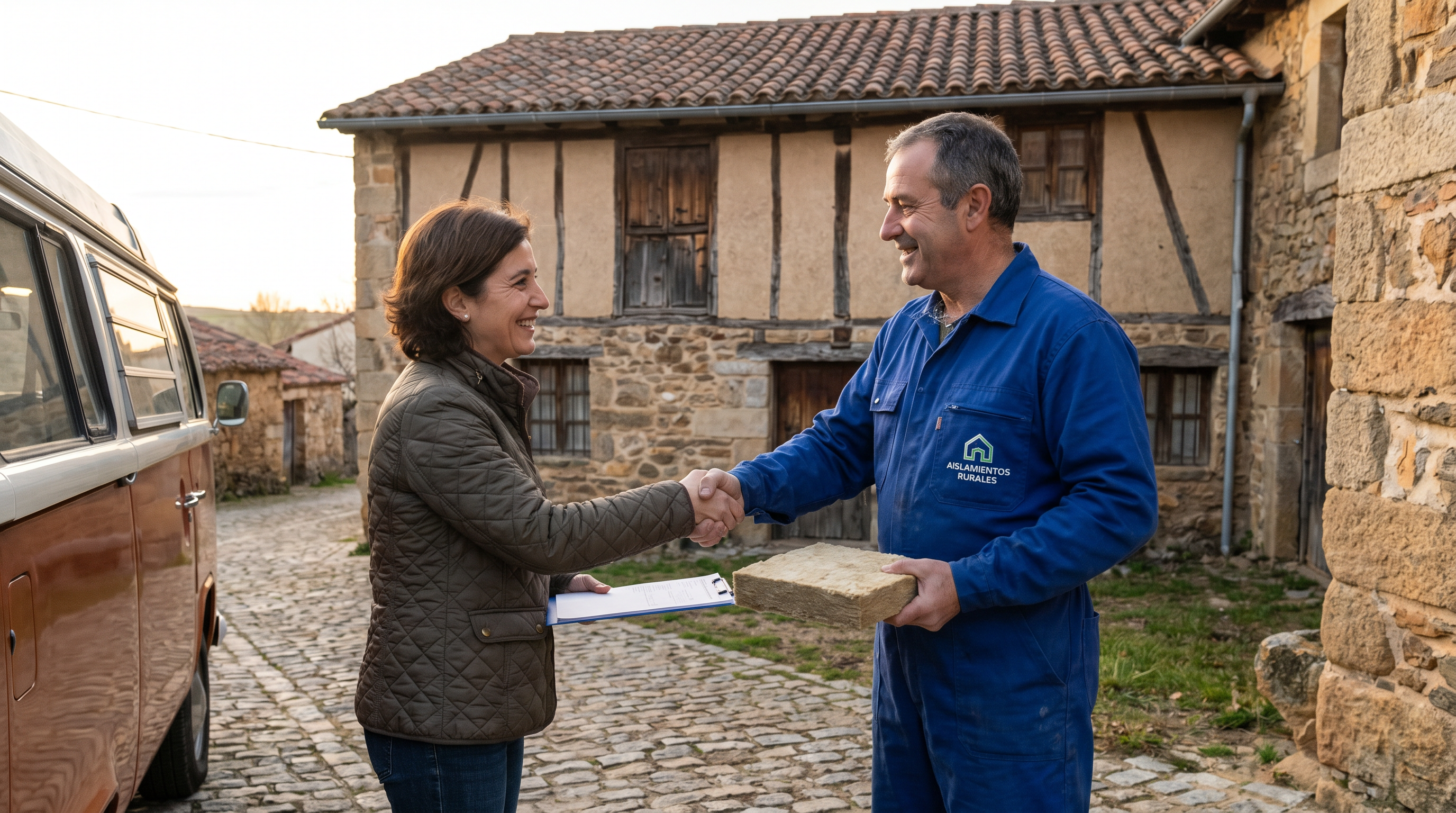 Propietaria satisfecha tras la intervención de COPRIMSA — entrega de la obra
