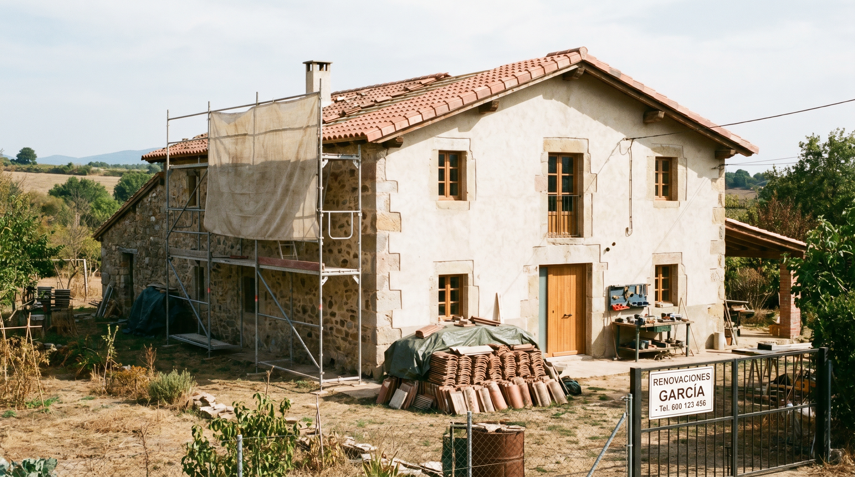 Rehabilitación energética de vivienda en Castilla y León — intervención COPRIMSA en obra