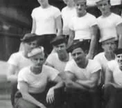 Detail of the USS Wasp crew photograph