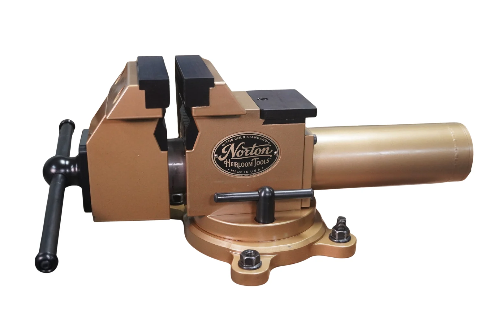 The Gold Standard Model 60 bench vise by Norton Heirloom Tools