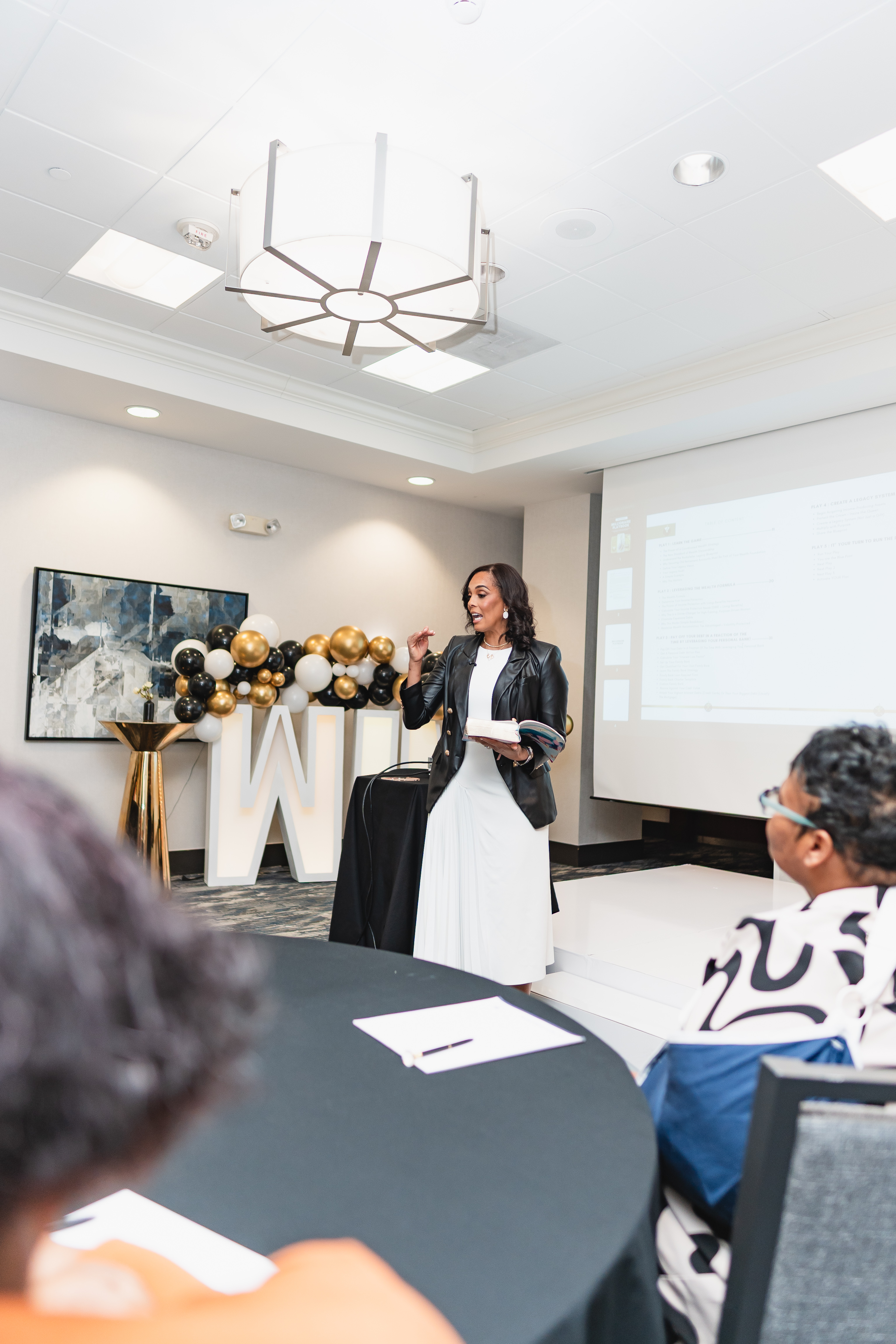 Natalie Taylor speaking