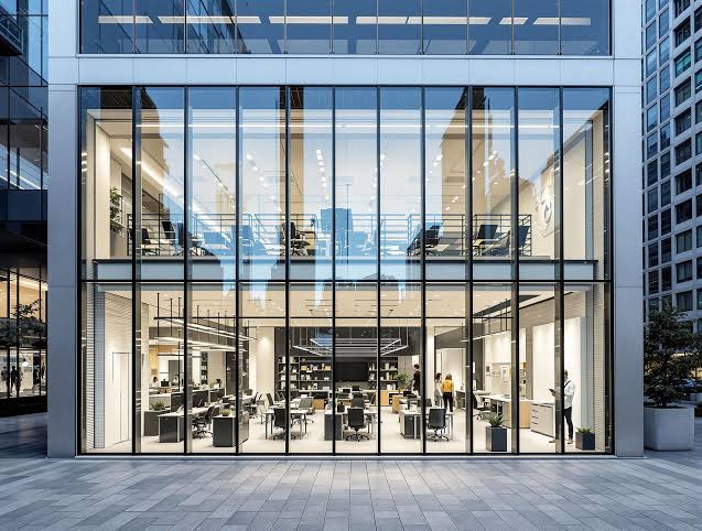 Modern office building