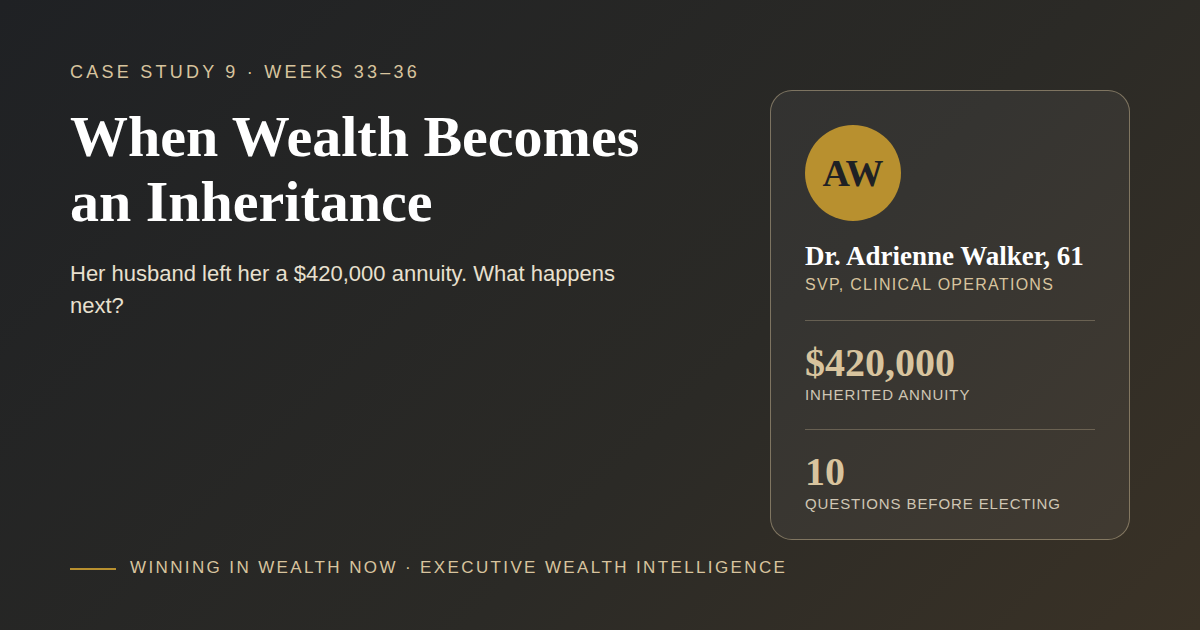 When Wealth Becomes an Inheritance