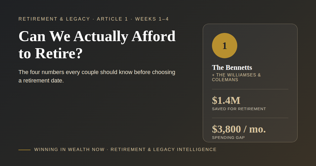 Can We Actually Afford to Retire?