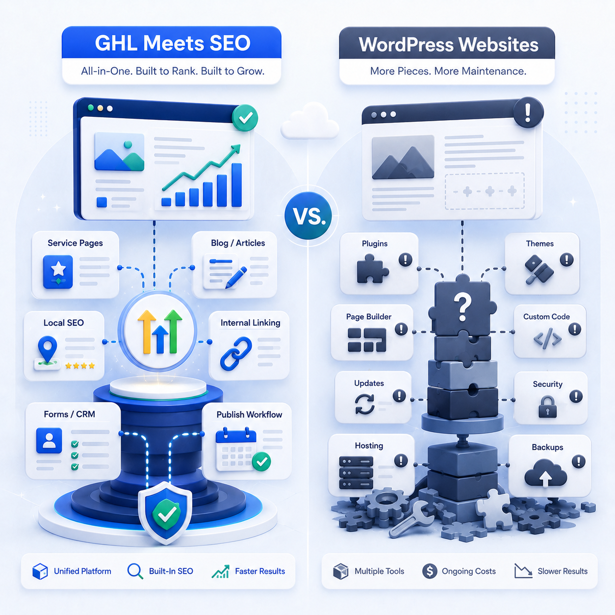 GHL Meets SEO versus WordPress article