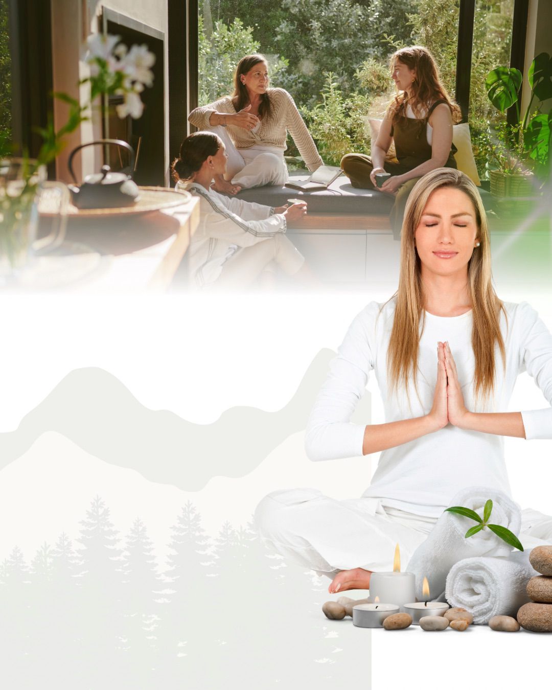 Kombinationssitzung – Meditation & Klarheitsgespräch