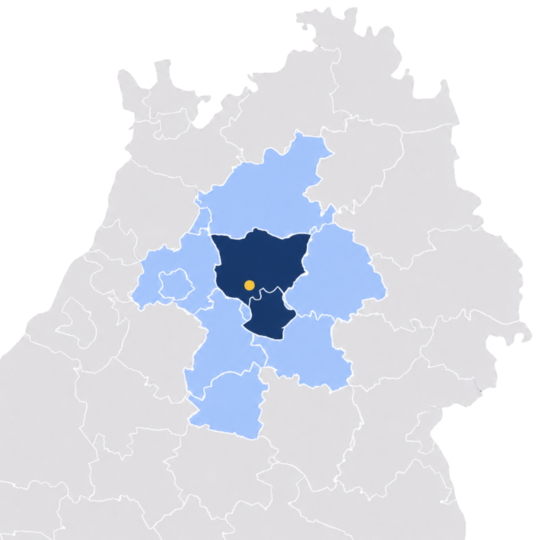 Servicegebiet EasyClean GmbH Schwieberdingen