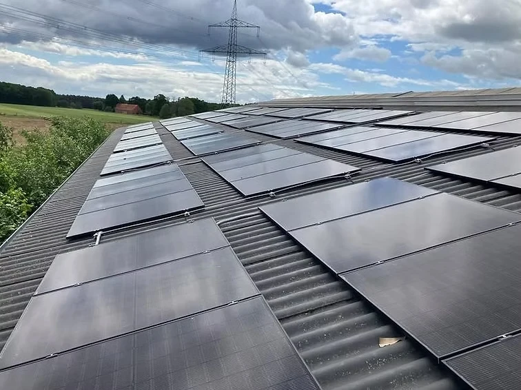 Photovoltaikanlage auf einem Bauernhof in Bielefeld