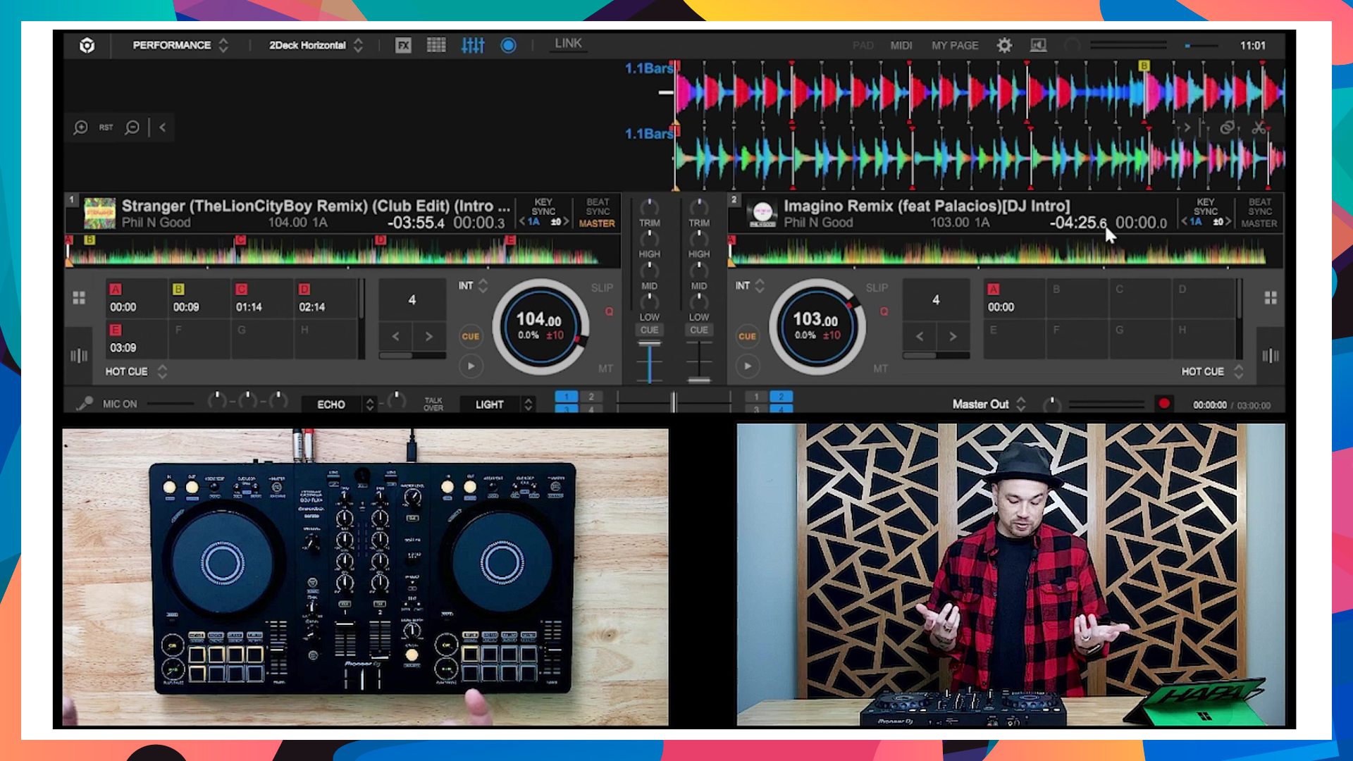 A live online DJ lesson