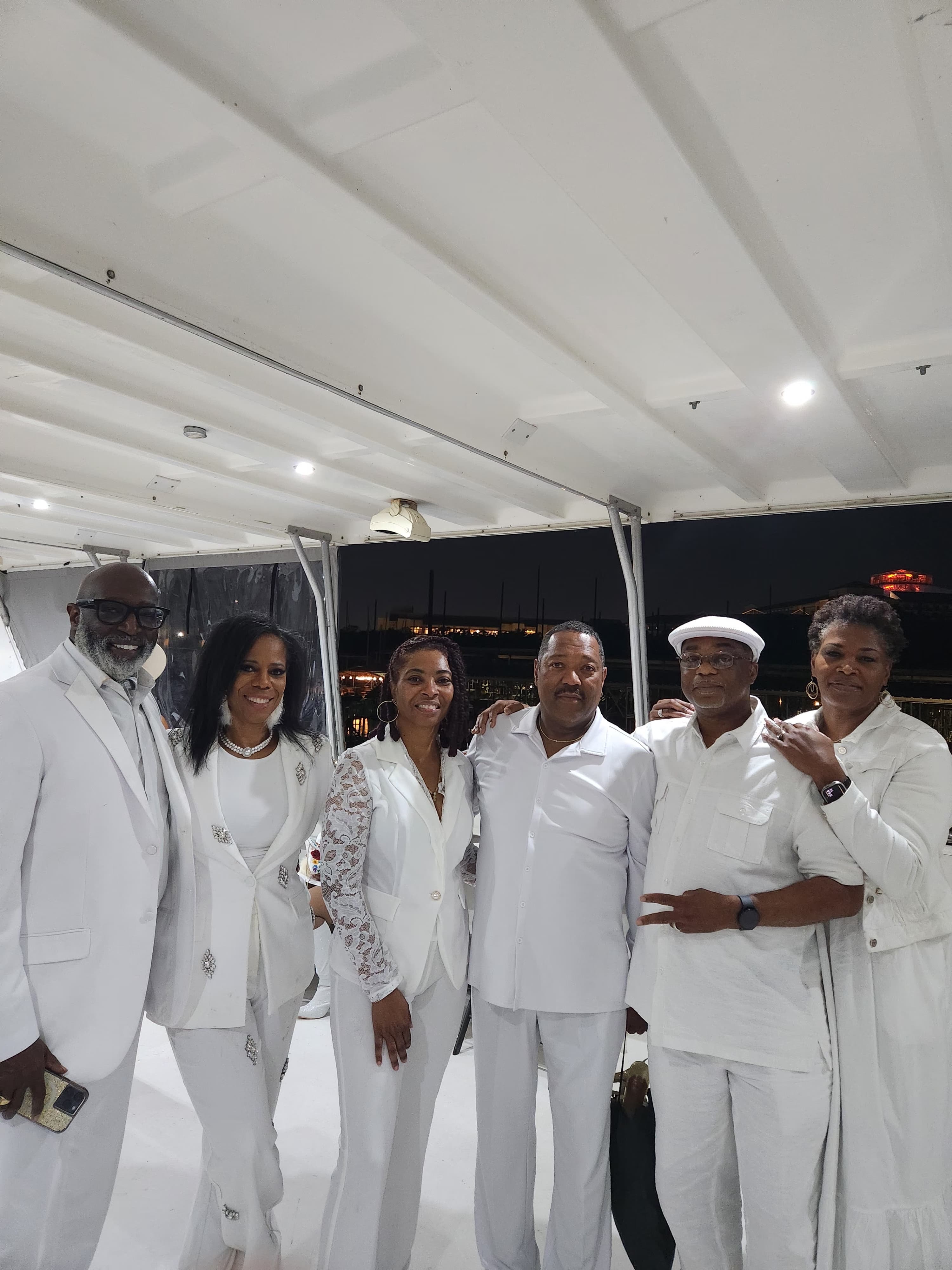 Luxury guests aboard the yacht