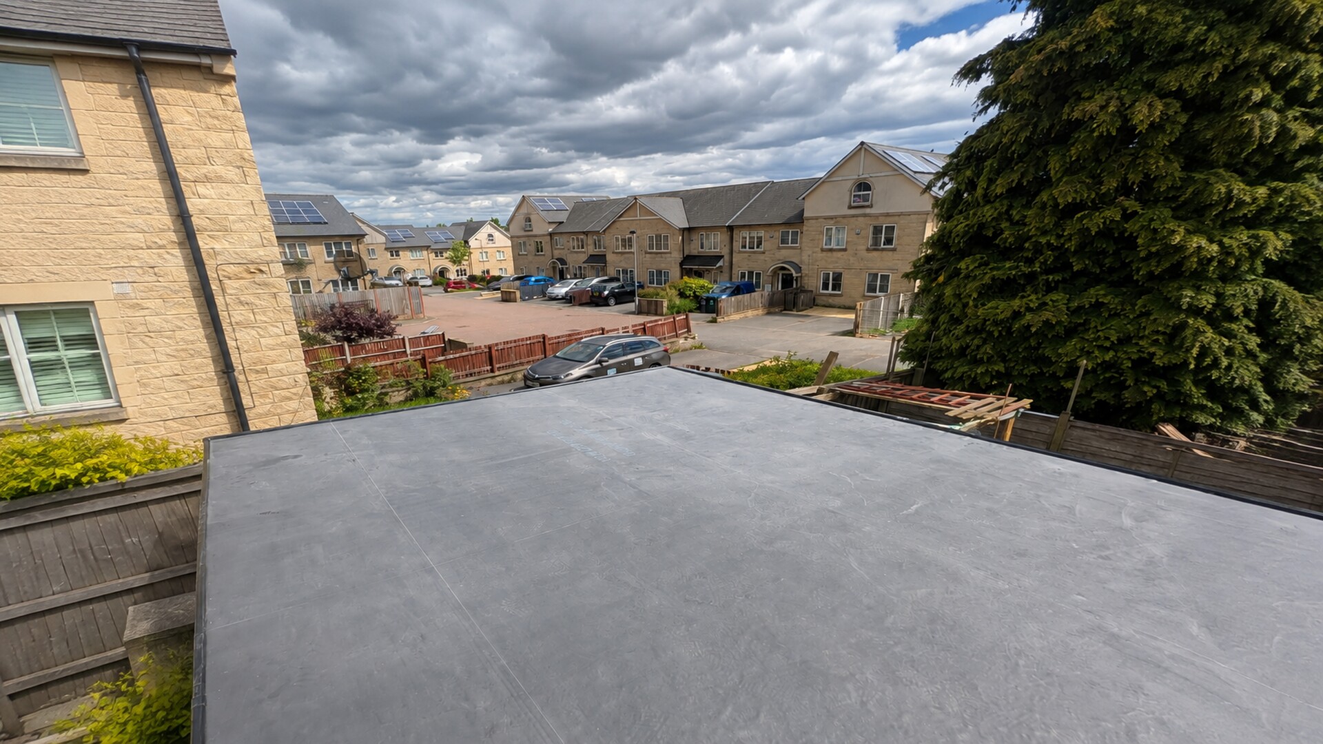 Flat roofing workmanship