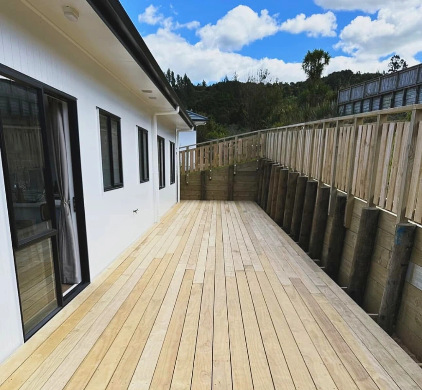 Deck built in Kaitiaia by Legacy Construction