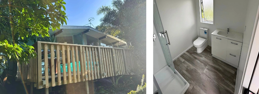 Bathroom renovation building project in Kaitaia