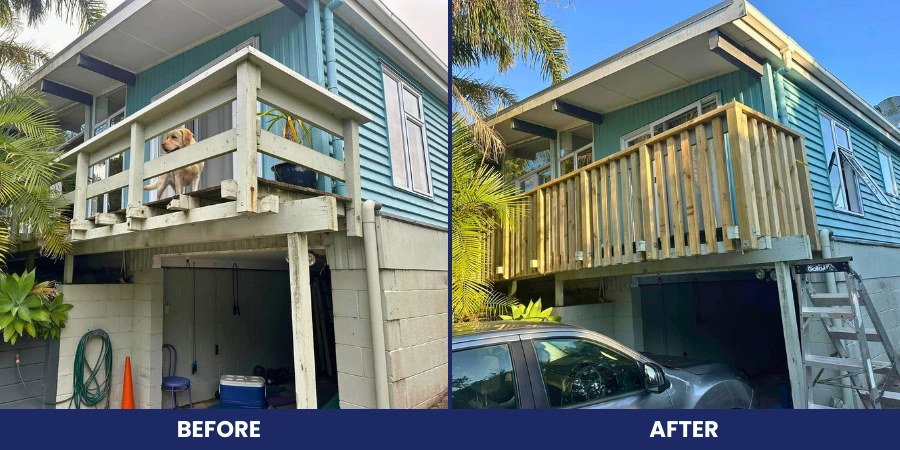 Home Renovation before/after in Northland