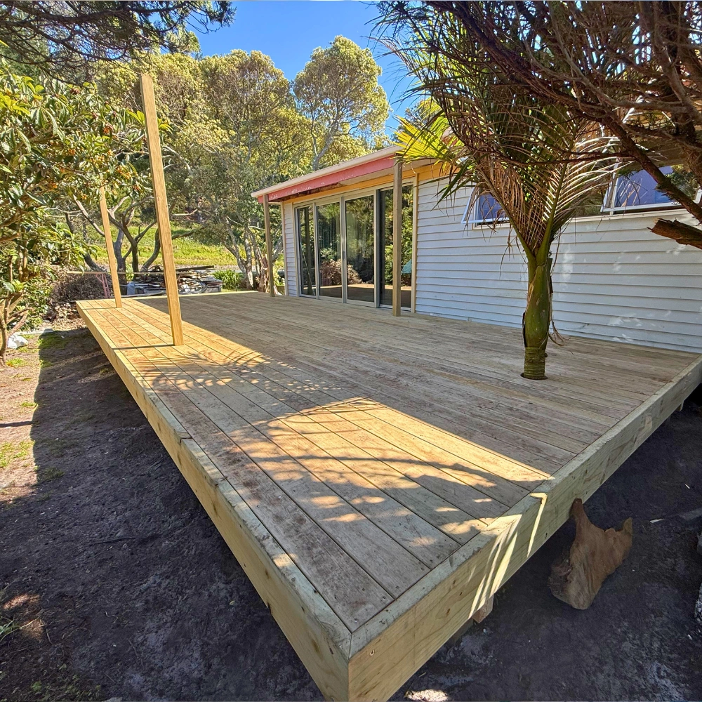 Deck built in Kaitiaia by Legacy Construction