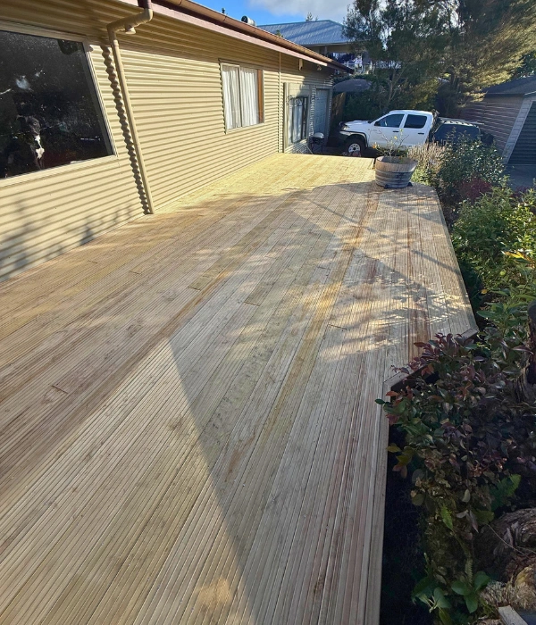Timber deck completed by Legacy Construction Northland in Kaitaia
