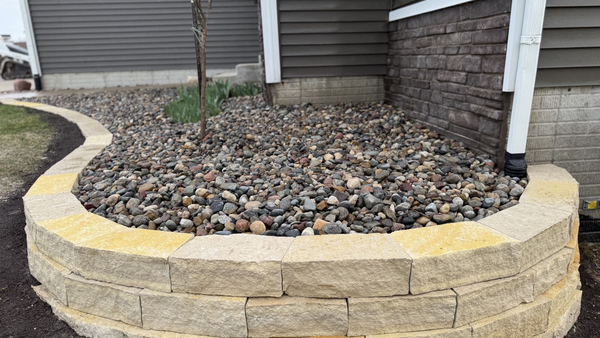 Retaining Wall Installation