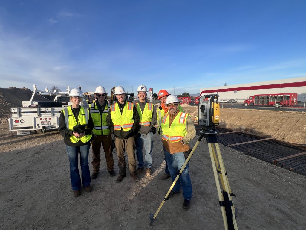 Steven with his Construction Management Classmates