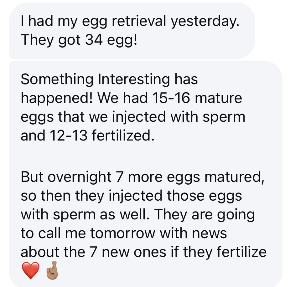 FertilityND client testimonial