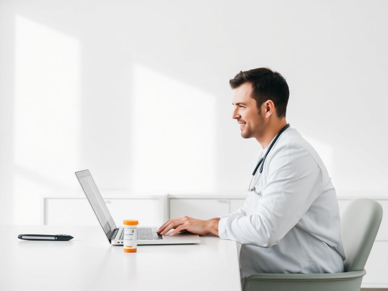 Nurse practitioner conducting a virtual telehealth screening