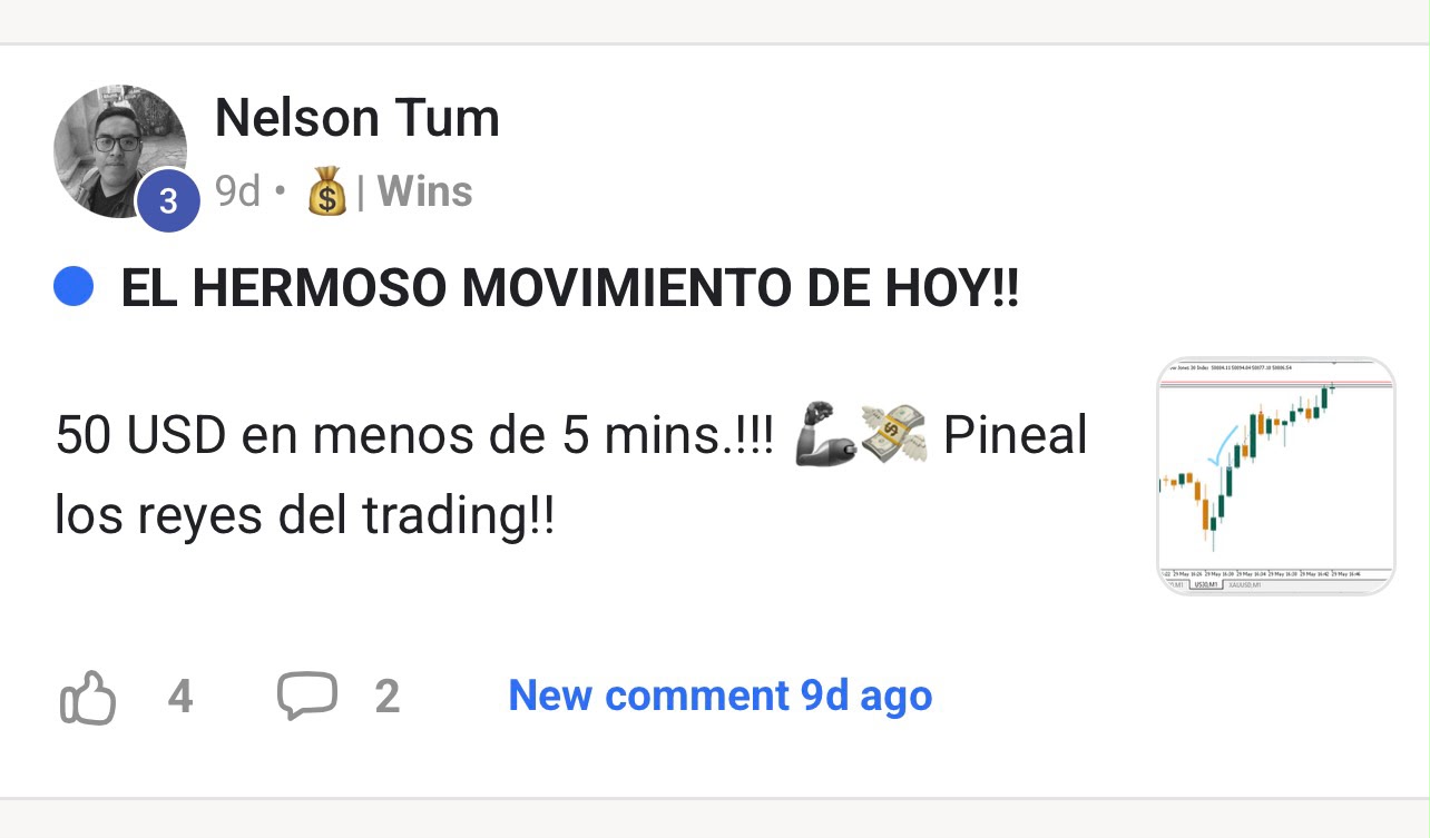 Win real de un miembro de Pineal GEX