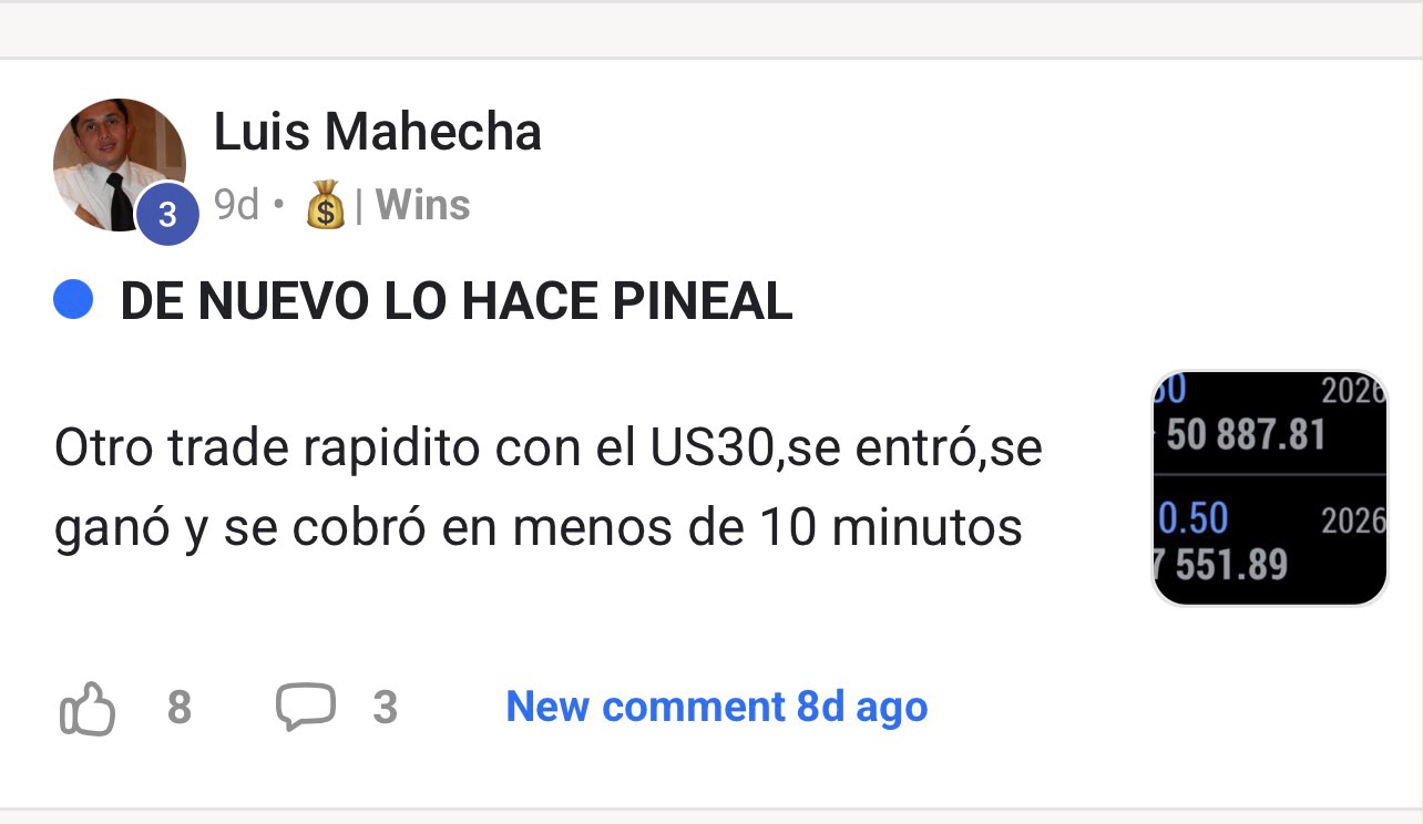 Win real de un miembro de Pineal GEX