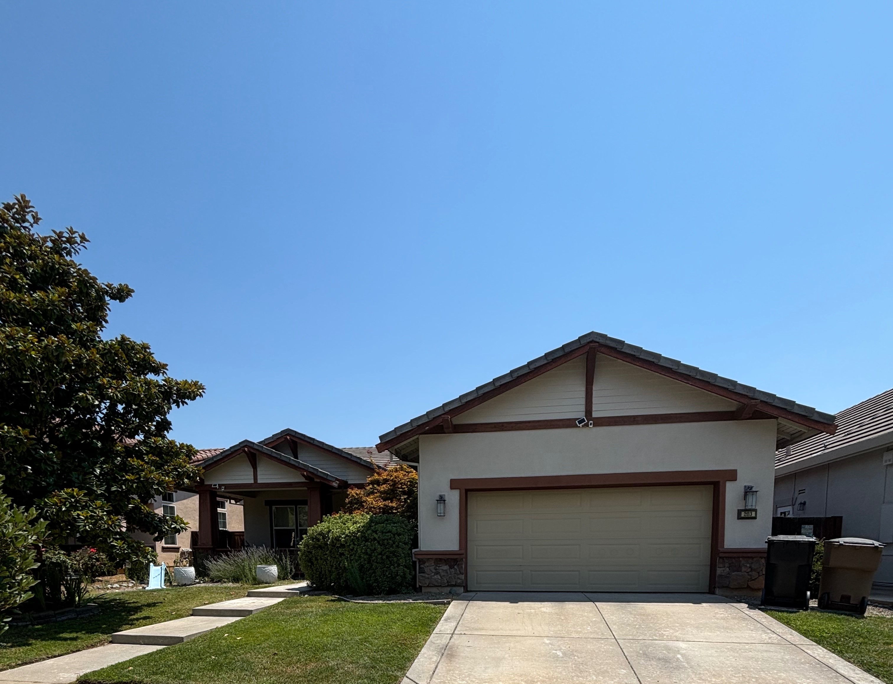 Home exterior before painting