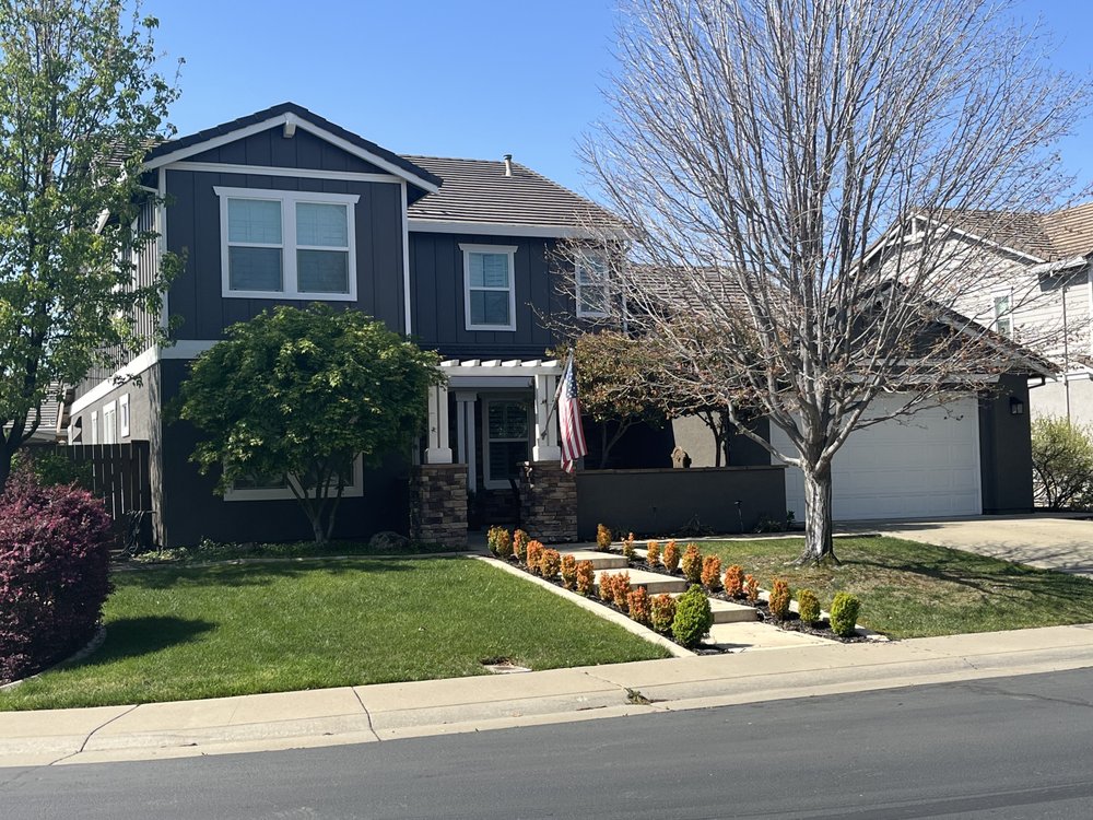 Beautiful painted home exterior