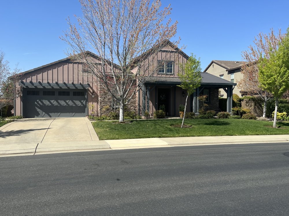 Sacramento area painted home