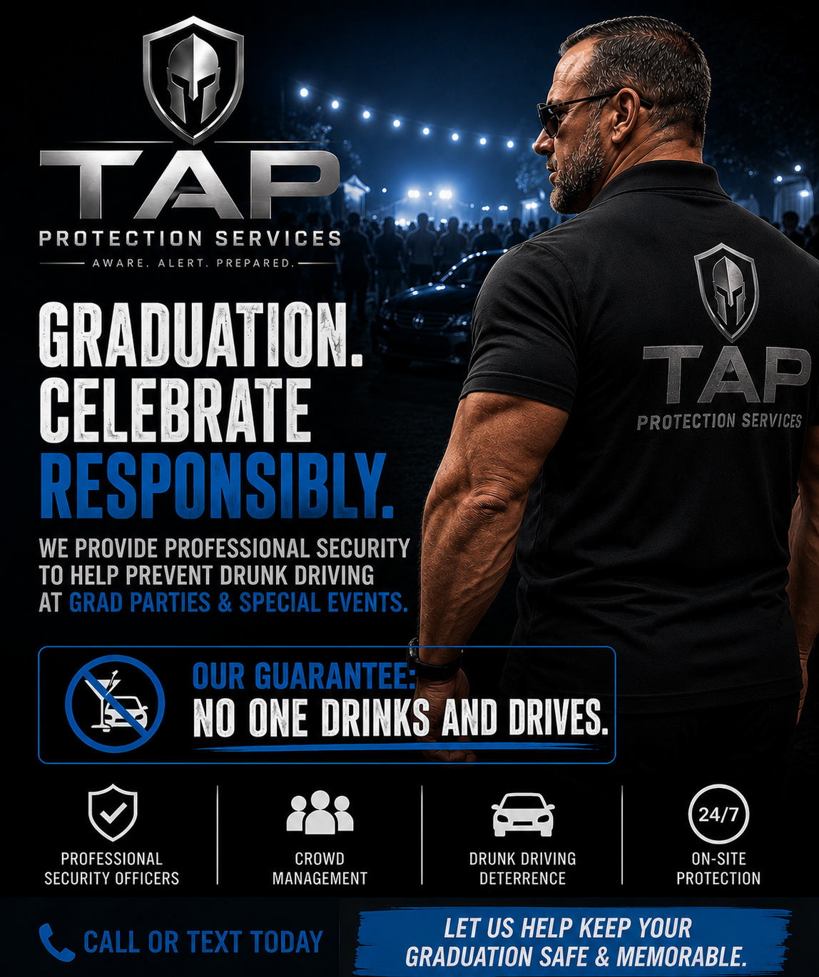 TAP Protection Services graduation and special event security
