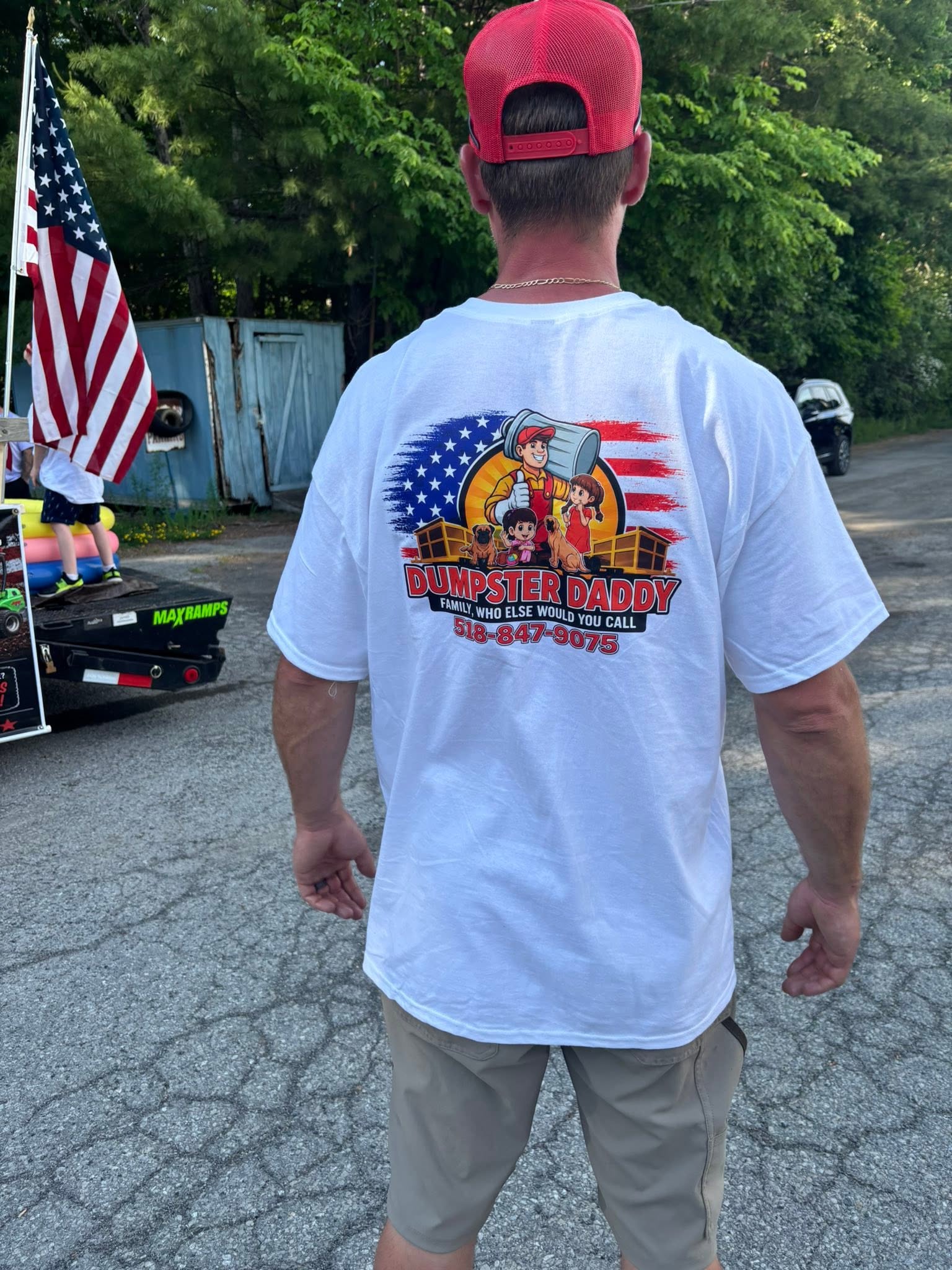 Custom screen printed shirt produced by RD Graphics & Design