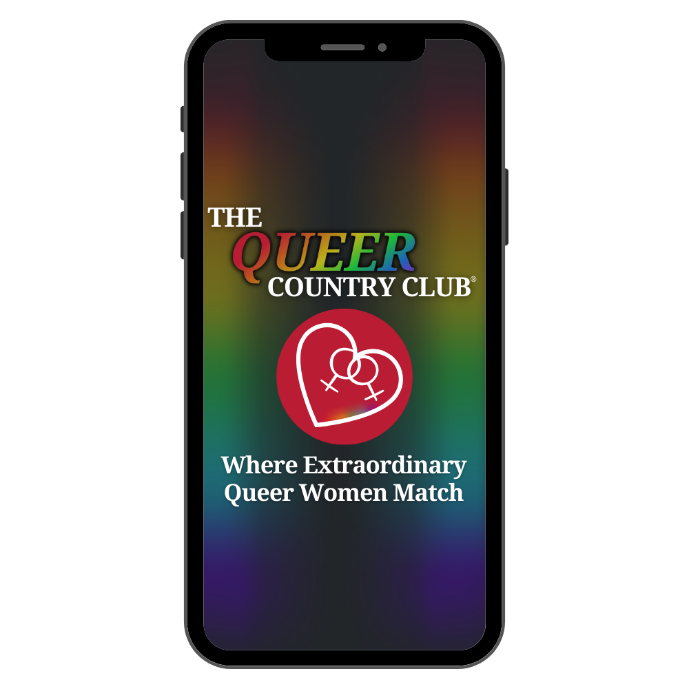 The Queer Country Club™ mobile app mockup