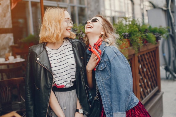 a fashionable lesbian couple