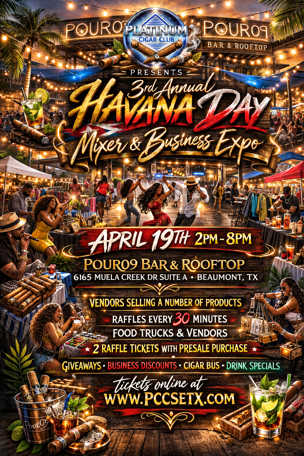 3rd Annual Havana Day Mixer & Business Expo flyer